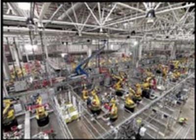 特斯拉首次披露上海工廠(chǎng)內(nèi)部照片:機(jī)器人已進(jìn)廠(chǎng)并組裝完畢